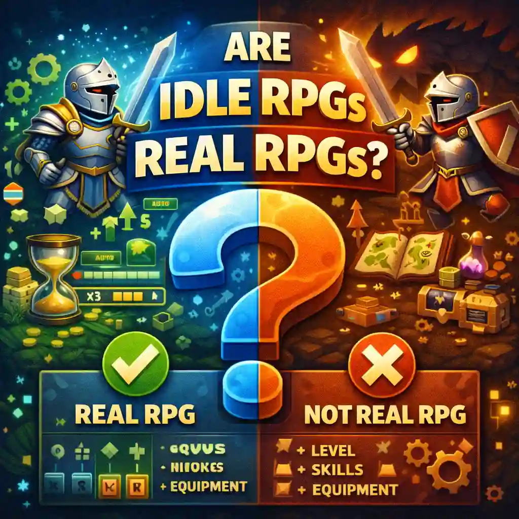 Are Idle RPGs Real RPGs?