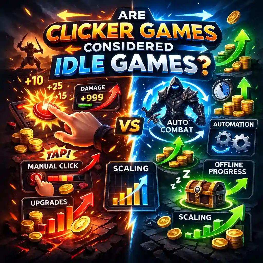 Are Clicker Games Considered Idle Games?