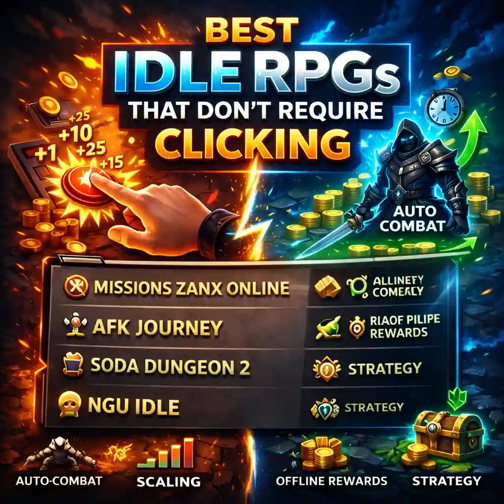 Best Idle RPGs That Don’t Require Clicking