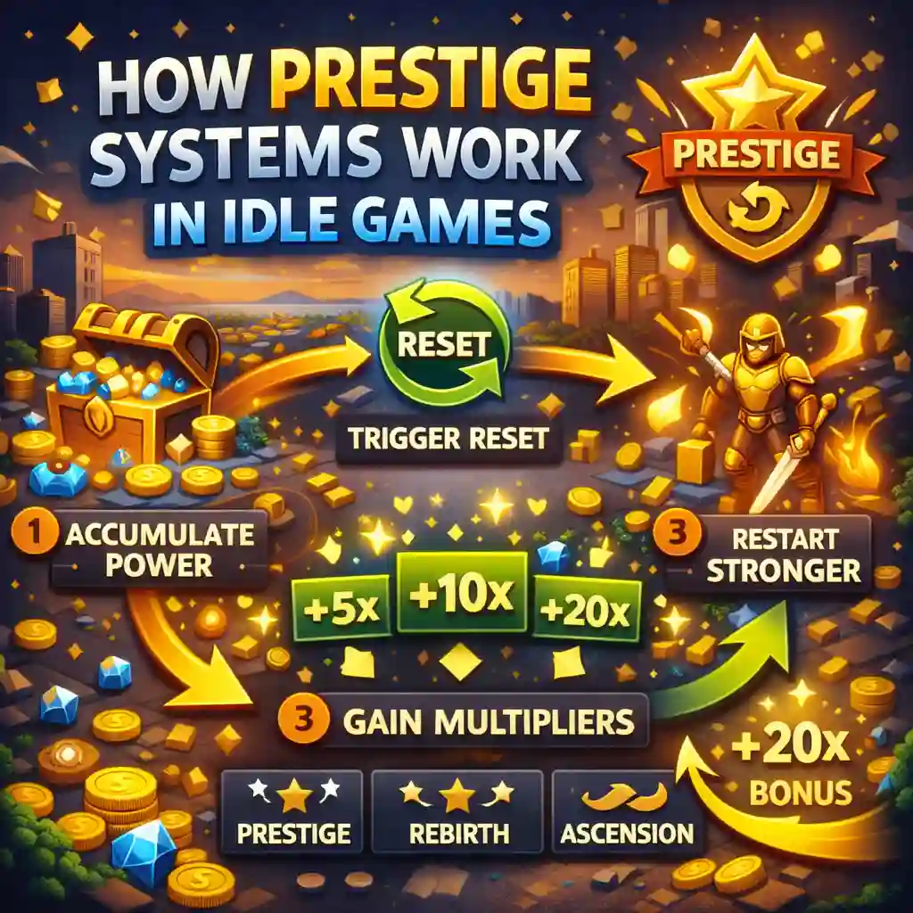 How Prestige Systems Work in Idle Games