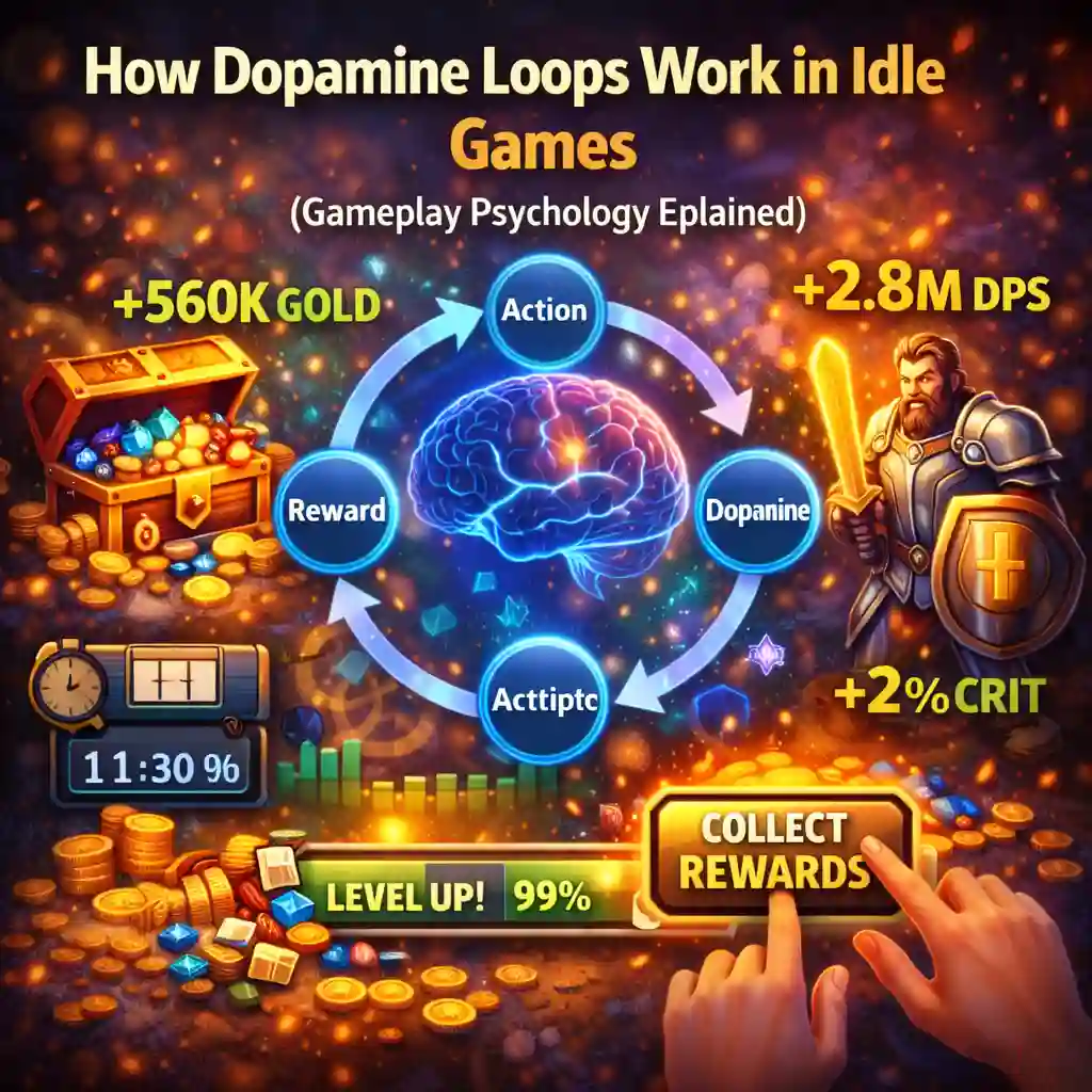 How Dopamine Loops Work in Idle Games
